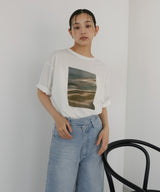 マーブルフォトTシャツ