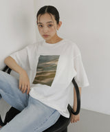 マーブルフォトTシャツ