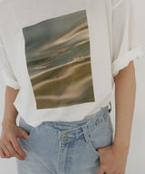 マーブルフォトTシャツ
