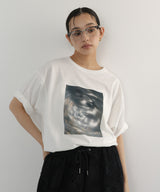 マーブルフォトTシャツ
