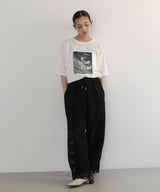 マーブルフォトTシャツ