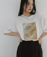 マーブルフォトTシャツ