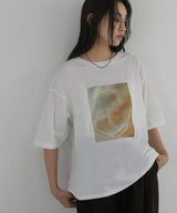 マーブルフォトTシャツ