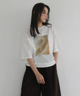 マーブルフォトTシャツ