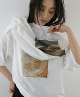 マーブルフォトTシャツ