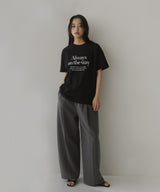 フロントロゴプリントTシャツ