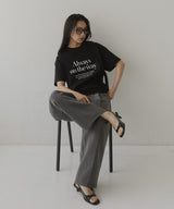 フロントロゴプリントTシャツ