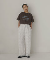 フロントロゴプリントTシャツ