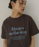 フロントロゴプリントTシャツ