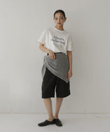 フロントロゴプリントTシャツ