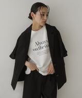 フロントロゴプリントTシャツ
