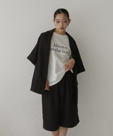 フロントロゴプリントTシャツ