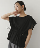 オーガンジードッキングペプラムTシャツ