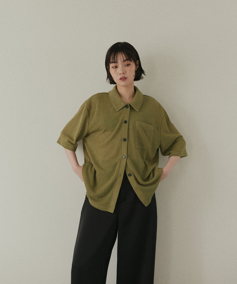 一部予約商品】半袖ニットソーポロカーディガン – hellam