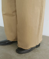 綿ツイルアシメデザインサロペット