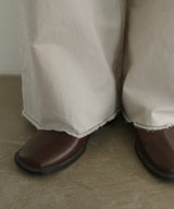 綿ツイルアシメデザインサロペット