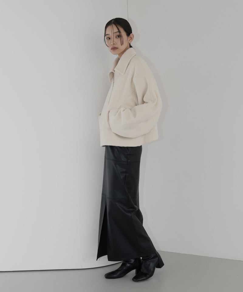 最終値下げ 【hellam】Wジップデニムショートブルゾン　ブラック hellam ブルゾン アウター Wジップデニムブルゾン レディース