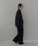 フラワー刺繍テーラードジャケット