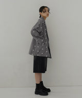 フラワー刺繍テーラードジャケット