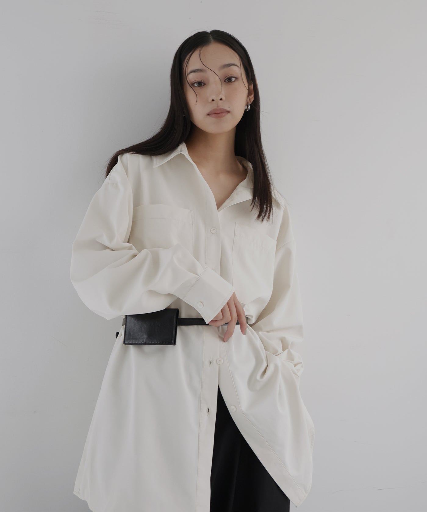 合繊オーバーサイズシャツ – hellam