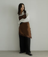 サテンレースアシメキャミ