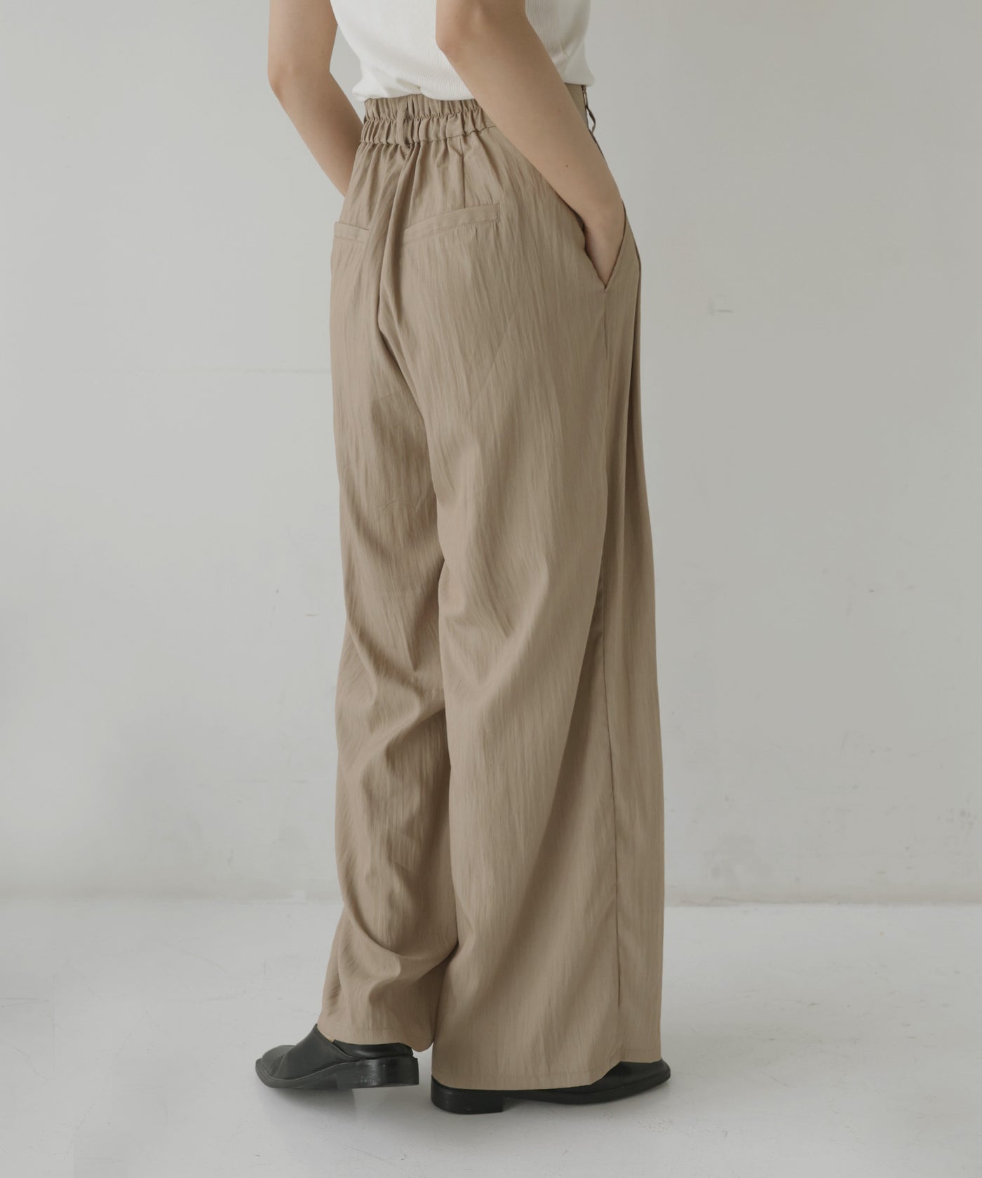 一部予約商品】リネンライク2タックパンツ – hellam