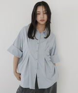 ウエストタックハーフスリーブシャツ