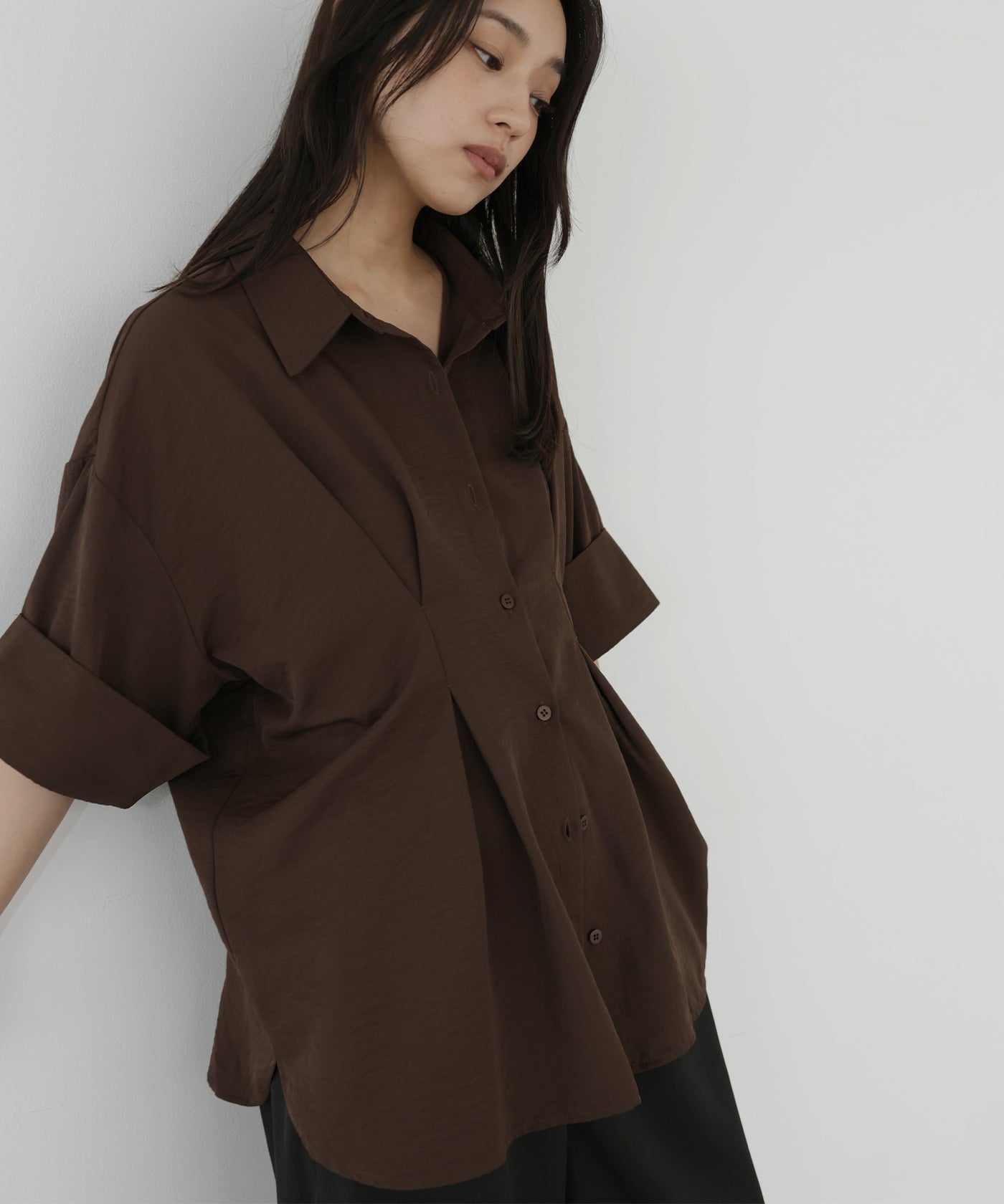 ウエストタックハーフスリーブシャツ – hellam