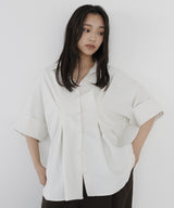 ウエストタックハーフスリーブシャツ