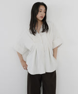 ウエストタックハーフスリーブシャツ