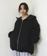 【10月上旬予約商品】中綿フーディブルゾン