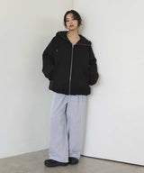 【10月上旬予約商品】中綿フーディブルゾン