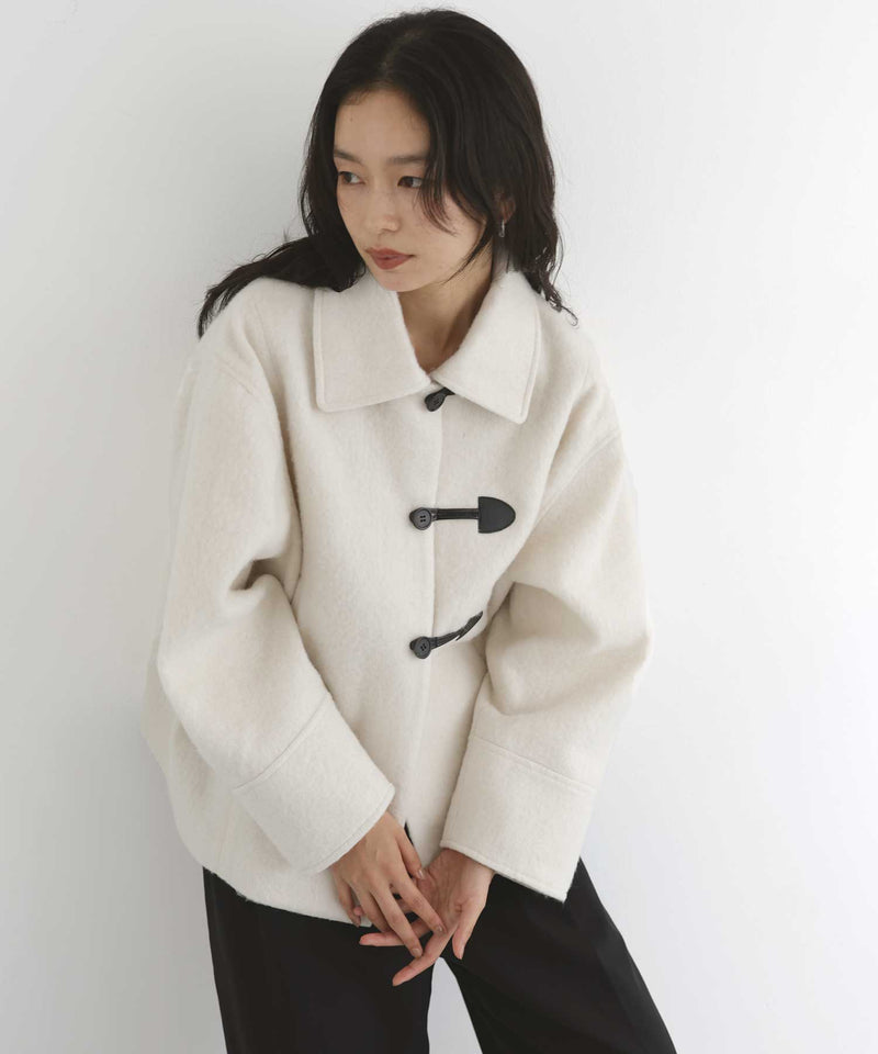 10月中旬予約商品】シャギーダッフルオーバーコート – hellam