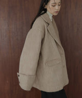 【11月上旬お届け入荷】シャギーテーラードコート