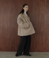 【11月上旬お届け入荷】シャギーテーラードコート