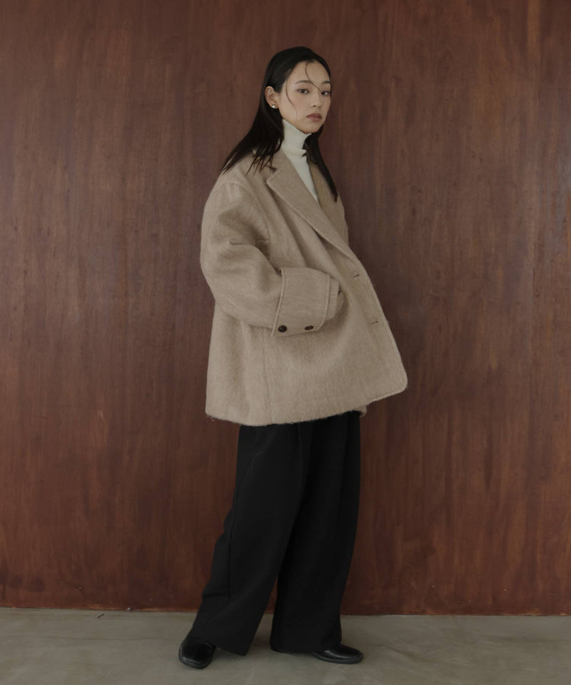 【11月上旬お届け入荷】シャギーテーラードコート