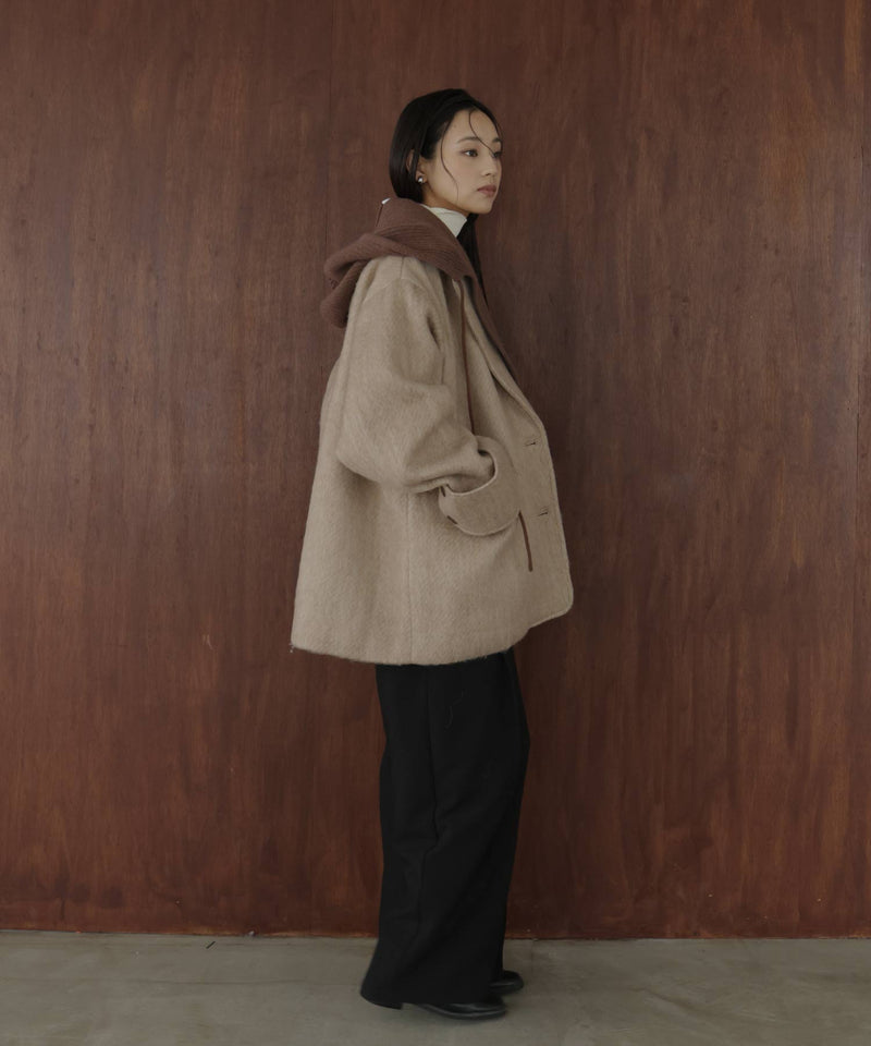 【11月上旬お届け入荷】シャギーテーラードコート