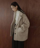 【11月上旬お届け入荷】シャギーテーラードコート