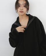 【10月中旬予約商品】フリースハーフボタントップス