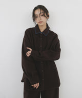 【10月中旬予約商品】フリースパイピングシャツ
