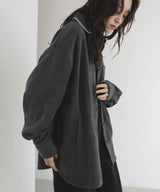【10月中旬予約商品】フリースパイピングシャツ