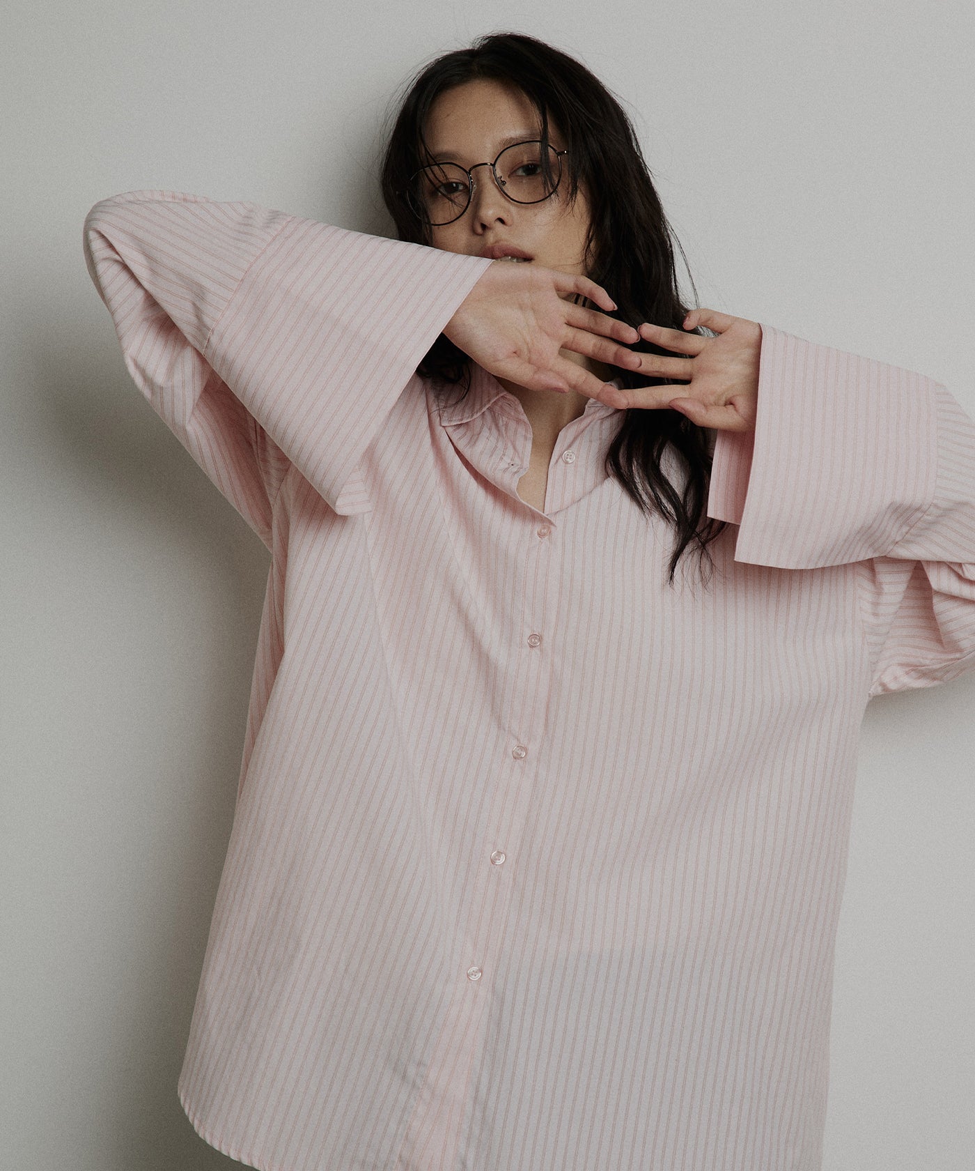 ビックカフスストライプオーバーシャツ – hellam