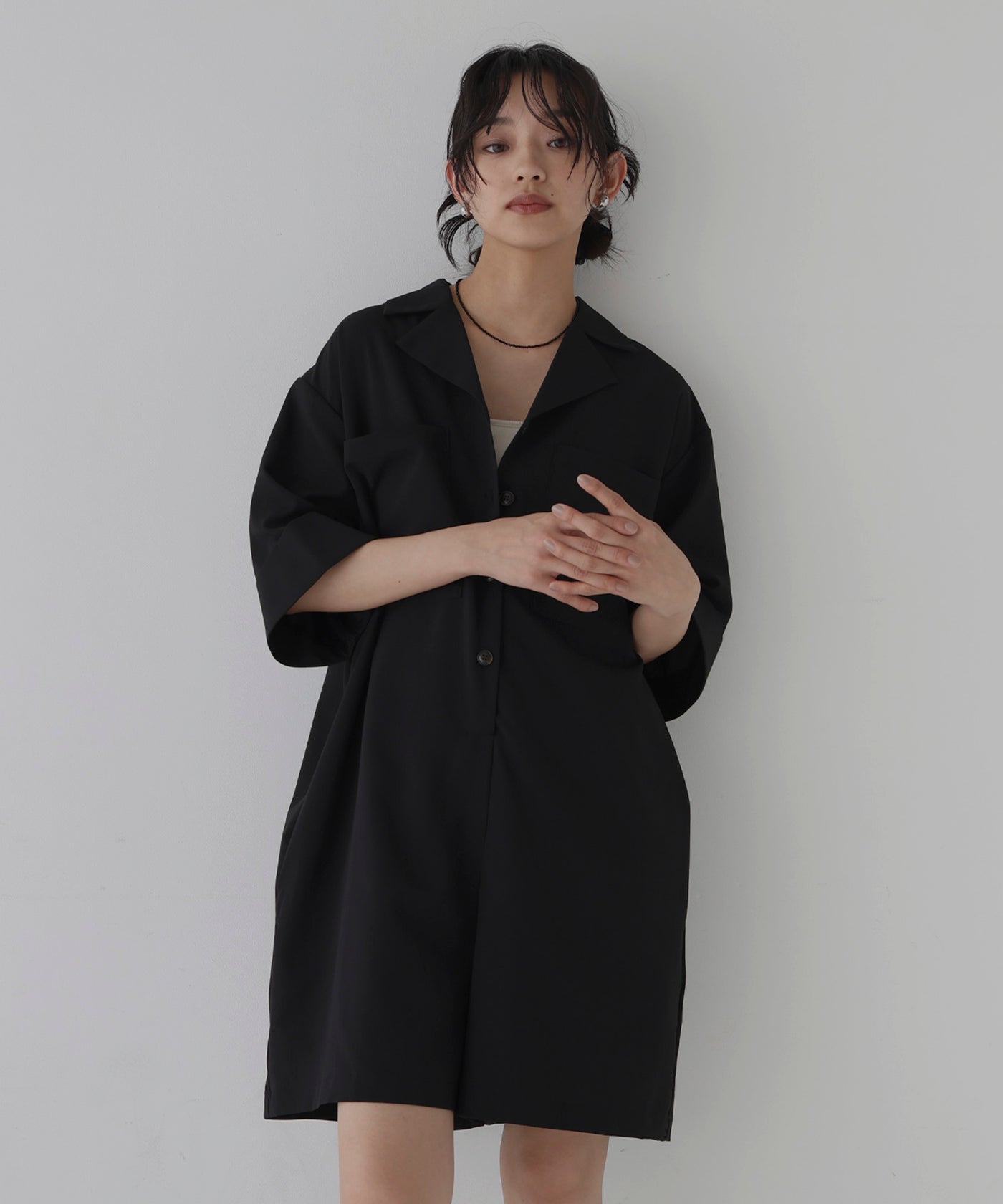 クレープ シャツロンパース – hellam