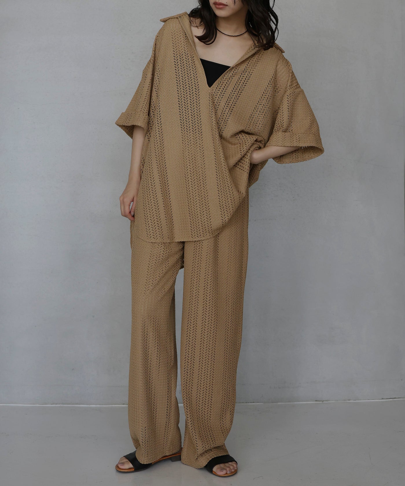 クロッシェレース オーバーシャツ – hellam