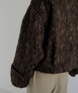 シャギーショートジップブルゾン