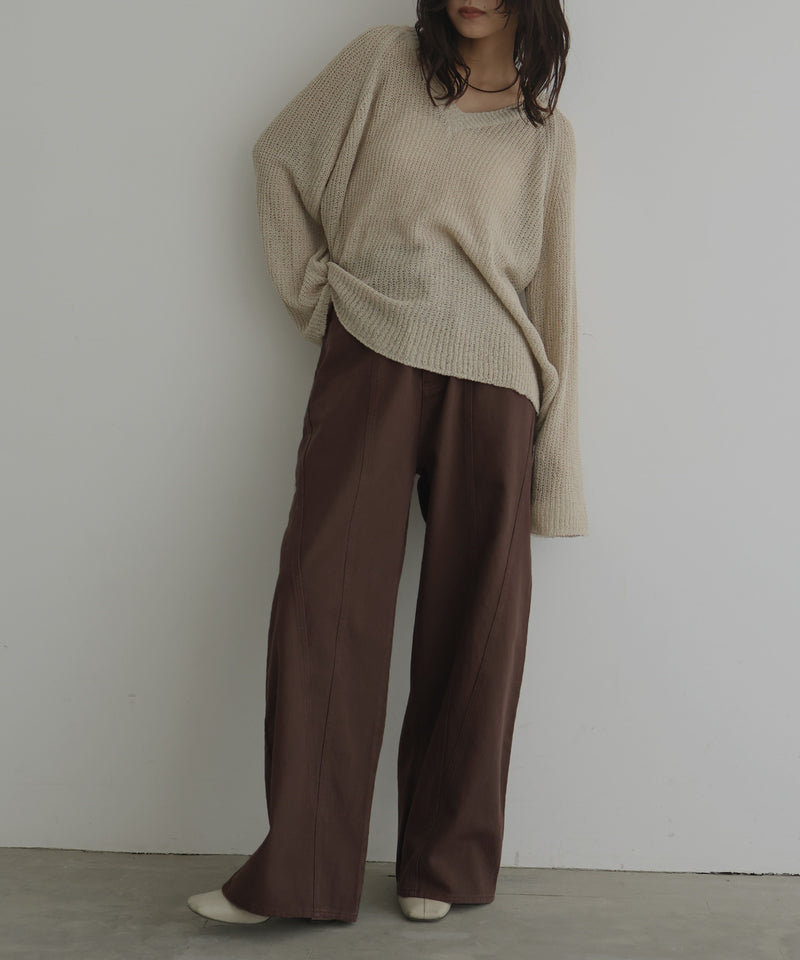 パネルデザインツイルパンツ