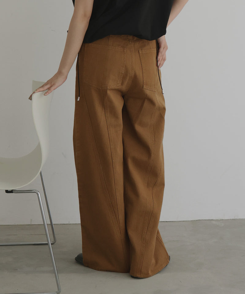 パネルデザインツイルパンツ