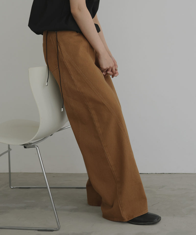 パネルデザインツイルパンツ
