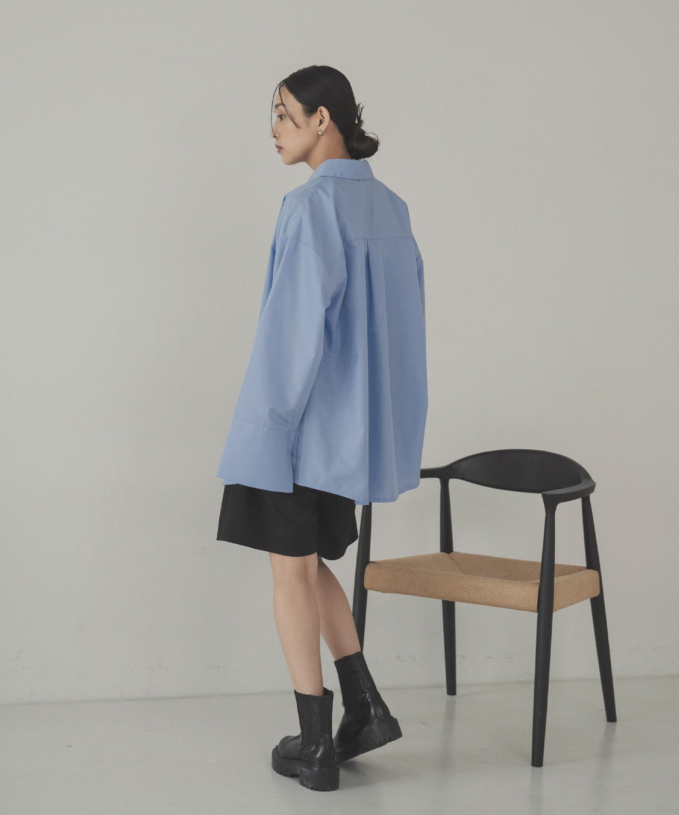 ブロード ビスチェアンサンブルシャツ – hellam