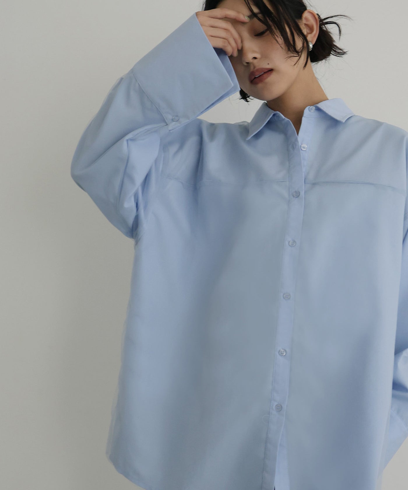 美品✨　エンフォルド　レイヤード プルオーバー シャツ　22AW　38サイズ OLD JOE BRAND(オールドジョーブランド) オリジナルプリント